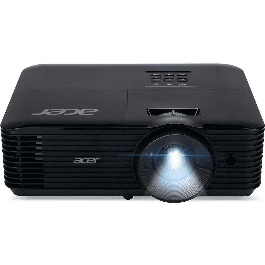 Videoproiector Acer X1328ic, WXGA 1280*800, up to WUXGA 1920*1200, 5.000 lumeni, 16:9/ 16:10/ 4:3, 20.000:1, diagonala maxima 300", distanta maxima de proiectie 10 m, boxa 3W, lampa 5.000 / 15.000 ore, 27 dB, 2.4 kg, D-sub, 2* HDMI, PC audio in/ out, composite video, DC Out (5V/1A, USB Type A)