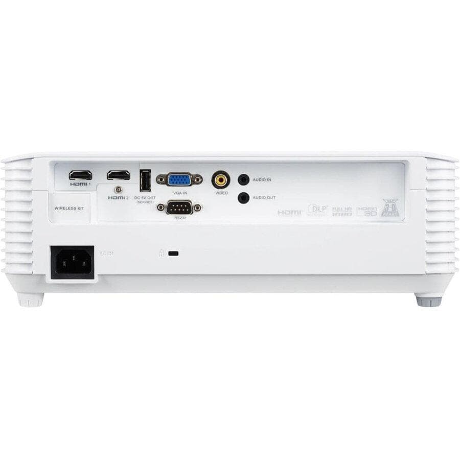 Videoproiector Acer H6542, FHD 1920*1080, up to WUXGA 1920*1200, 4.000 lumeni, 16:9/ 4:3, 13.000:1, diagonal maxima 300", distanta maxima de proiectie 10 m, boxa 3W, lampa 5.000/ 20.000 ore, 29- 33 dB, 2.4 kg, 2 *HDMI, PC audio out, DC Out (5V/1.5A, USB Type A), RS232, cablu HDMI inclus, telecomanda