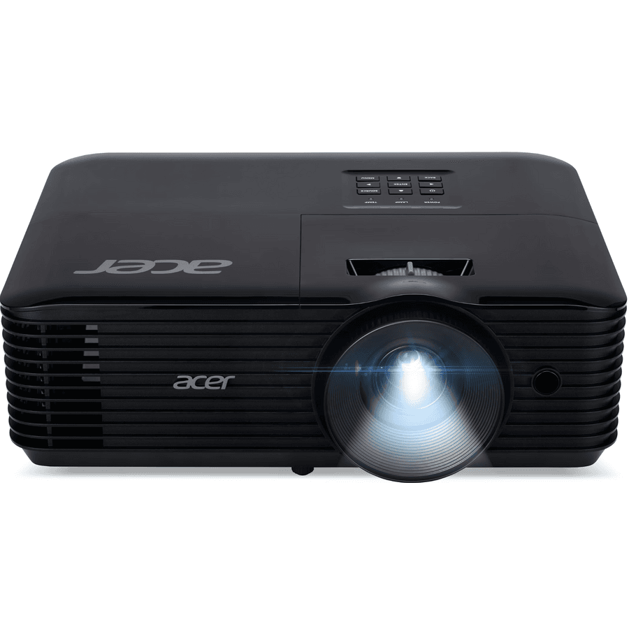 Videoproiector Acer X1228, XGA 1024* 768, up to WUXGA 1920*1200, 4.800 lumeni, 4:3/ 16:9, 20.000:1, diagonala maxima 300'', distanta maxima de proiectie 11.8 m, boxa 3W, lampa 5.000 ore/ 15.000 ore, 27 dB, 2.8 kg, D-sub, 2* HDMI, PC audio in/ out, composite video, DC Out (5V/1A, USB Type A), RS232