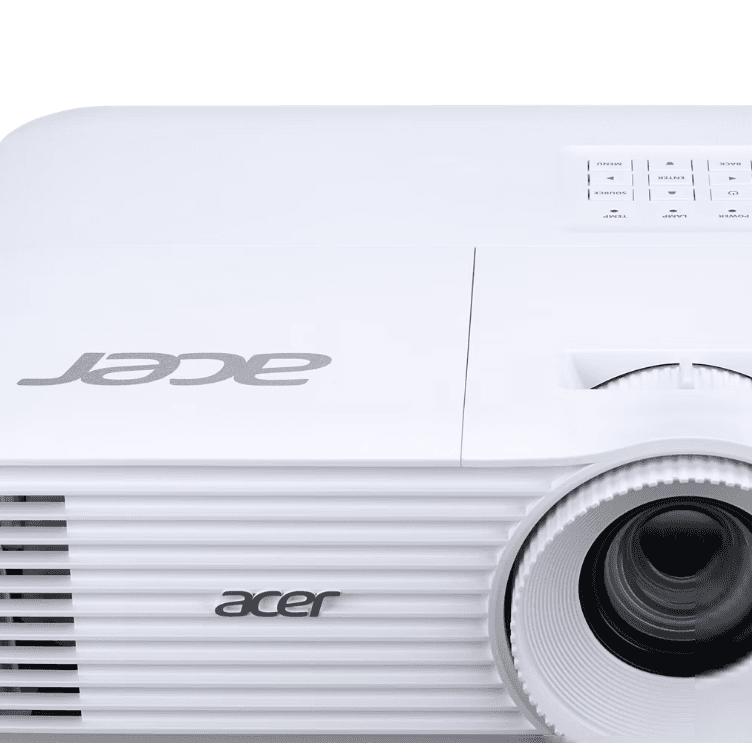 Videoproiector Acer P5550, FHD 1920* 1080, 5.200 lumeni, up to WUXGA 1920* 1200, 16:9/ 4:3, 18.000:1, dimensiune maxima imagine 7.62 m (300"), zoom 1.3x, 2* HDMI, HDBaseTx 1, RJ45, audio in/ out, USB Type-A Out, DC Out (5V/1.5A), boxa 10W, RS232, D-sub, DLP 3D Ready, HDMI 3D Ready, 144Hz 24p 3D