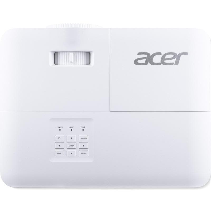 Videoproiector Acer P1258i, XGA 1024* 768, 4:3/ 16:9, 20.000:1, zoom 1.3x, lampa 5.000 ore/ 15.000 ore ecomode, boxa 10W, 2* HDMI, D-Sub, Composite Video RCA, audio in/ out, 2* USB Type A, RS232, PIN security, capac lentila inclus, cablu HDMI 1.8m inclus, geanta transport inclusa, Wireless adapter