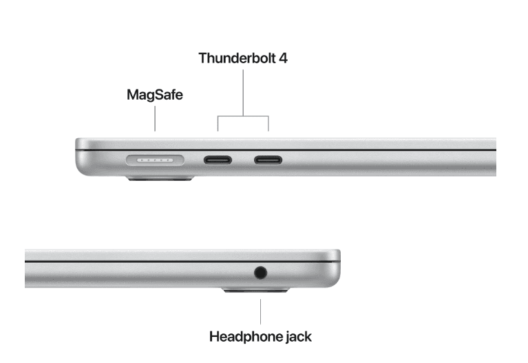 MacBook Air 13.6" Retina/Apple M4 (CPU 10-core, GPU 10-core, Neural Engine16-core)/16GB/512GB - Silver - INT KB (2025) 35W USB‑C