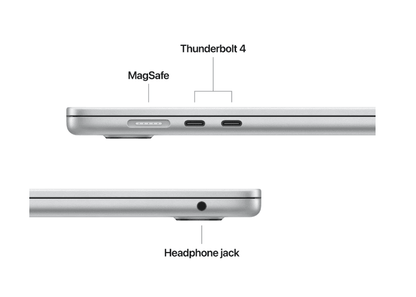 MacBook Air 15.3" Retina/Apple M4 (CPU 10-core, GPU 10-core, Neural Engine16-core)/16GB/512GB - Silver - INT KB (2025)