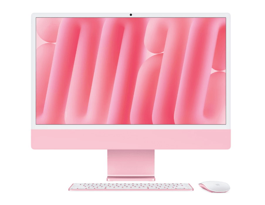 Apple iMAC 24" Retina 4.5k/ Apple M4 (CPU 10-core, GPU 10-core, Neural Engine16-core)/16GB/512GB - Pink - INT KB (2024)