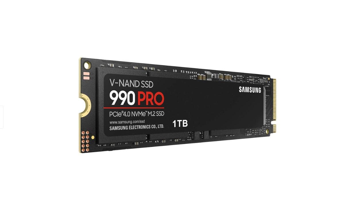 SSD Samsung, 990 PRO, retail, 1TB, NVMe M.2 2280 PCI-E, R/W speed:7450/6900 MB/s