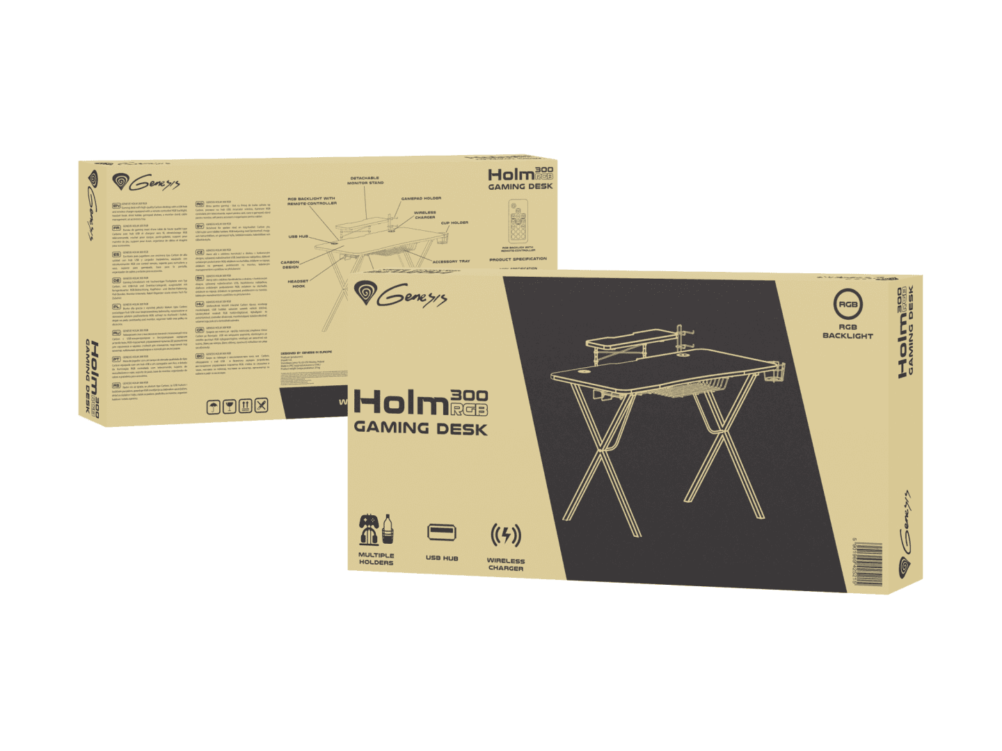 Birou gaming Genesis Holm 300 60 kg ng