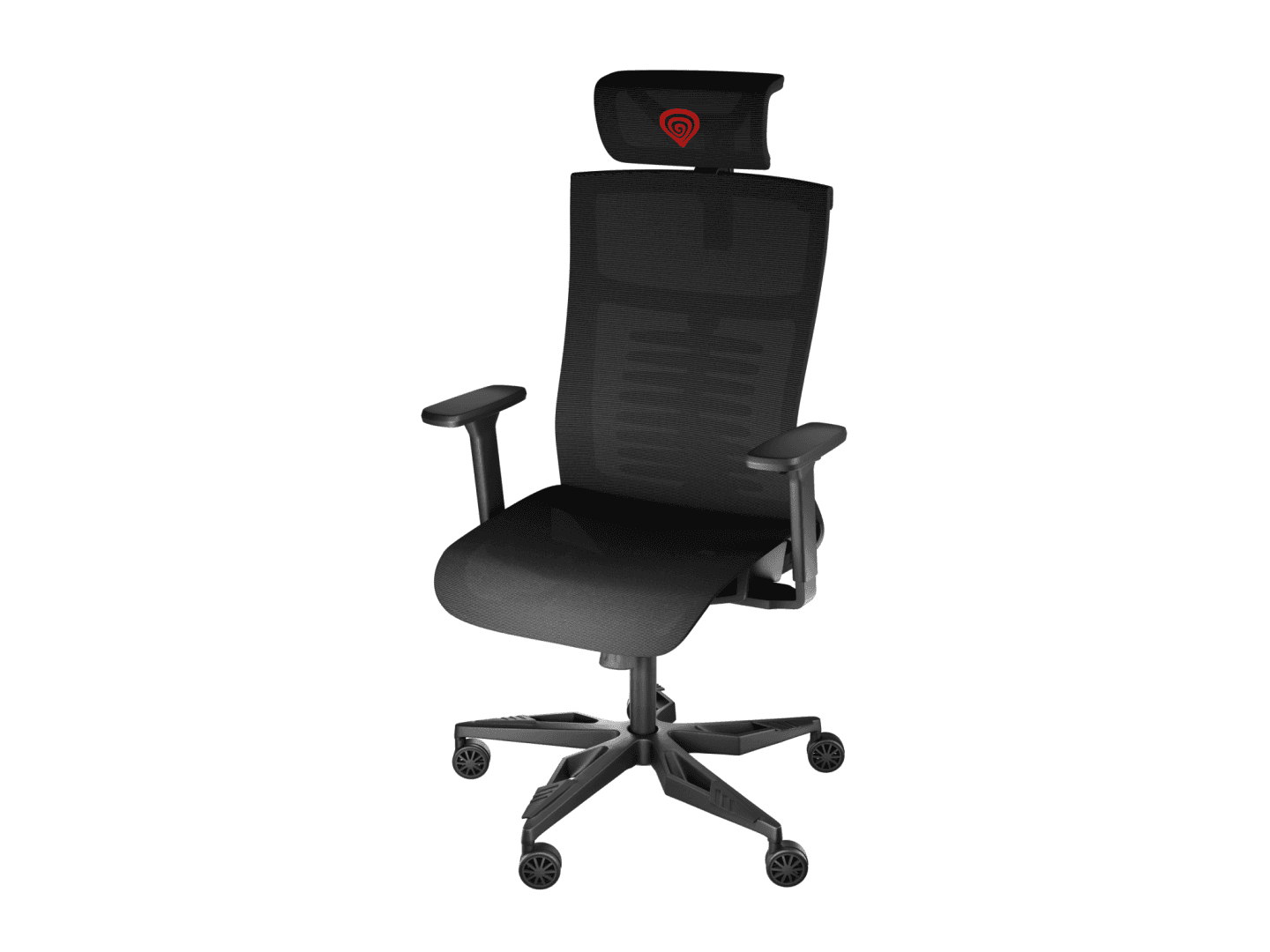 Scaun gaming Genesis ASTAT 700 G2, material textil, reglabil pe inaltime, greutate maxima suportata 120 kg, inaltime scaun reglabil 44.5- 51.5 cm, tesatura Mesh PureFlow™ Plus, tetiera si cotiere ajustabile 3D, negru