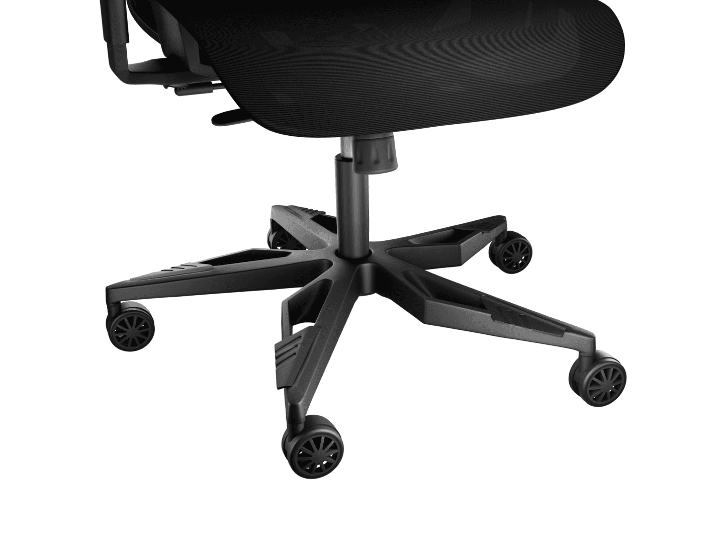 Scaun gaming Genesis ASTAT 700 G2, material textil, reglabil pe inaltime, greutate maxima suportata 120 kg, inaltime scaun reglabil 44.5- 51.5 cm, tesatura Mesh PureFlow™ Plus, tetiera si cotiere ajustabile 3D, negru