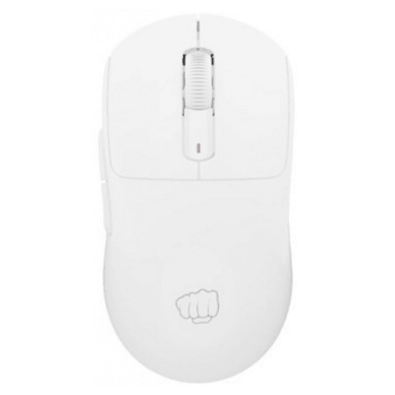 Mouse gaming wireless Fury Tanto T4 rezolutie 12000DPI, senzor Pixart PAW3311, switch Huano Purple 90M, alb