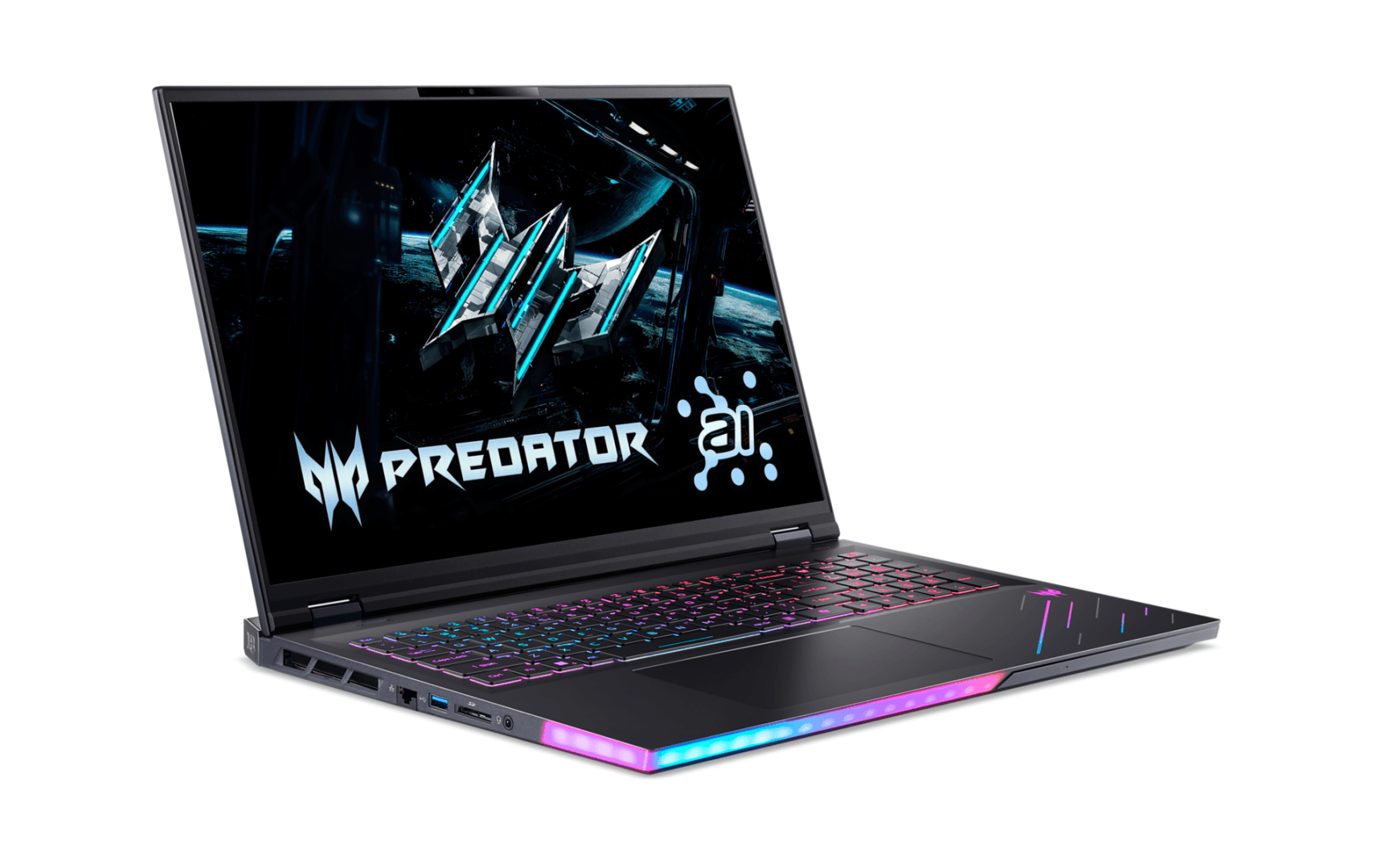 Laptop Gaming Acer Predator Helios 18 AI PH18-73-96HZ, cu procesor Intel Core Ultra 9 275HX, 18'' IPS, 32 GB DDR5, 2 TB SSD, NVIDIA GeForce RTX 5080, 16GB GDDR7, Windows 11 Pro