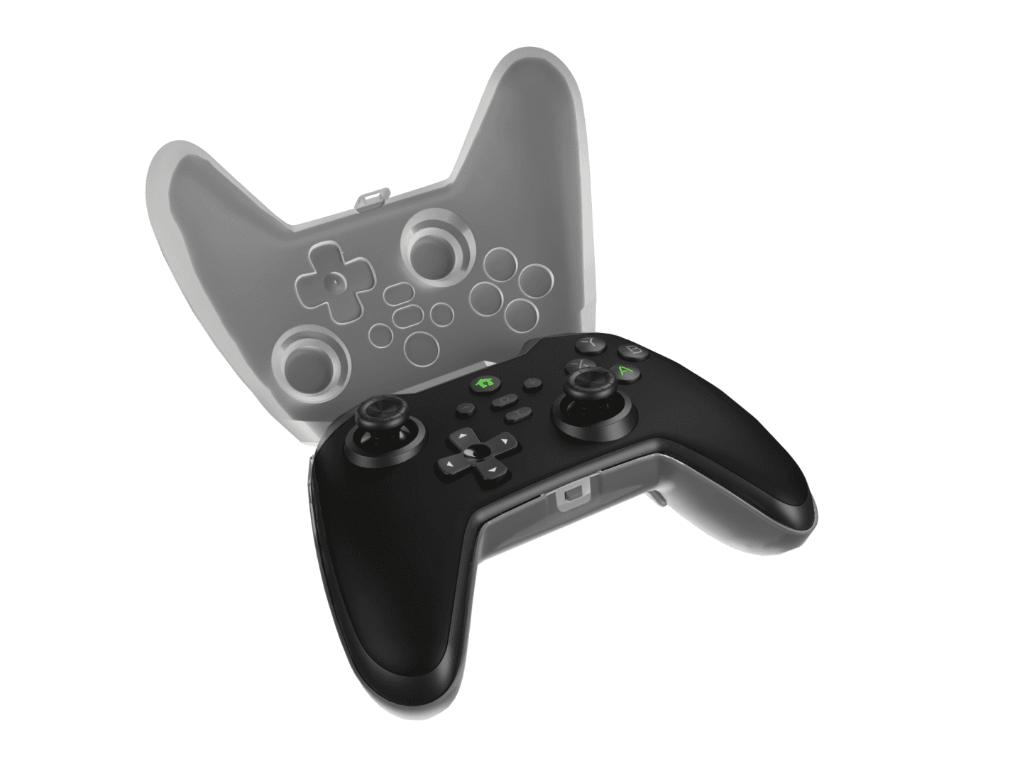 Controller cu fir Genesis Mangan 300, interfata USB, 19 butoane, negru