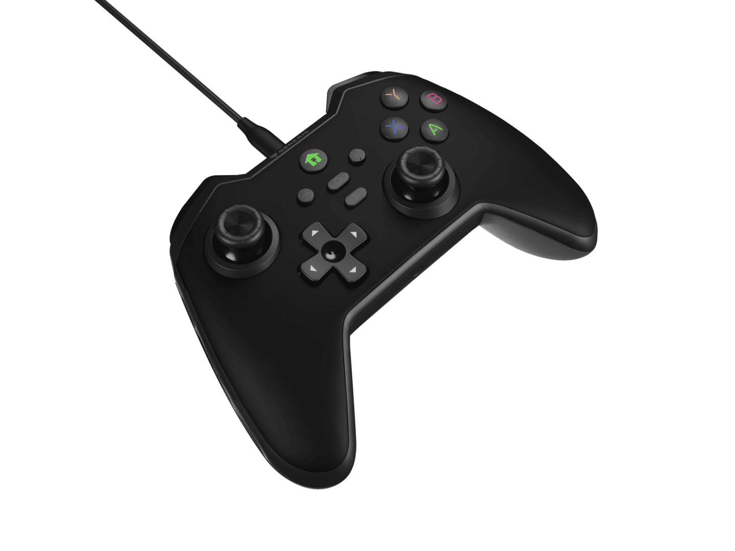 Controller cu fir Genesis Mangan 300, interfata USB, 19 butoane, negru