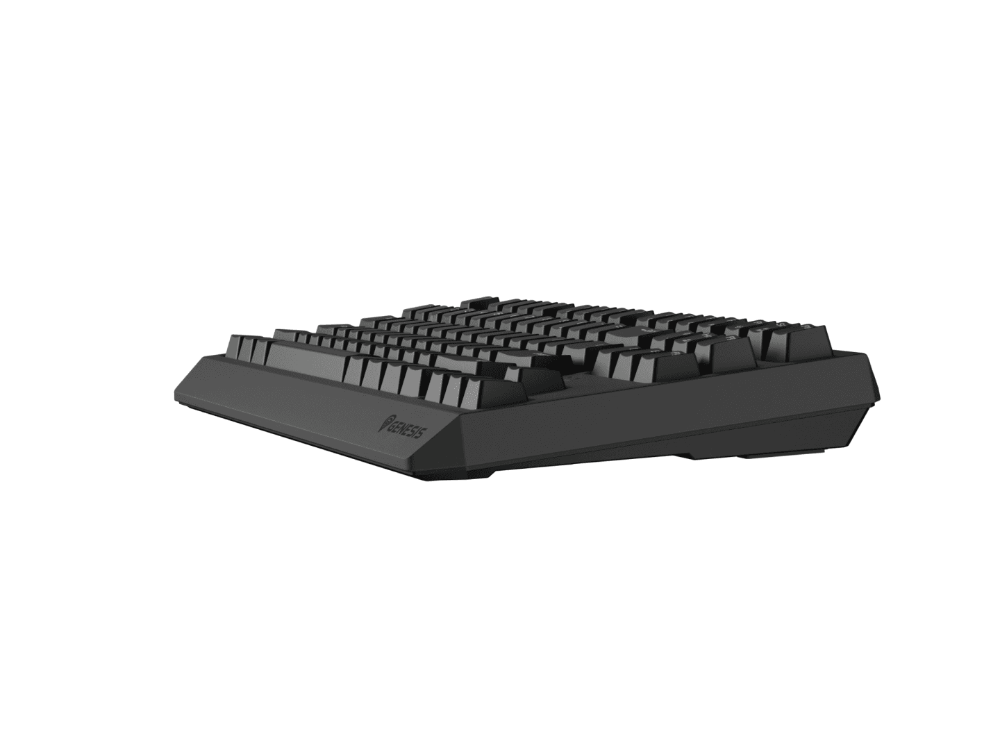 Tastatura gaming mecanica wireless Genesis Thor 230 TKL, iluminare RGB, swtich-uri Red, 87 taste, 11 butoane multimedia, negru