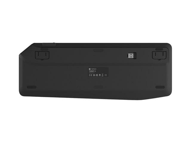 Tastatura wireless Natec TURBOT 2,  material taste ABS, numar taste 90, mecanism taste X-Scissors, toucpad pentru smart TV inclus, negru