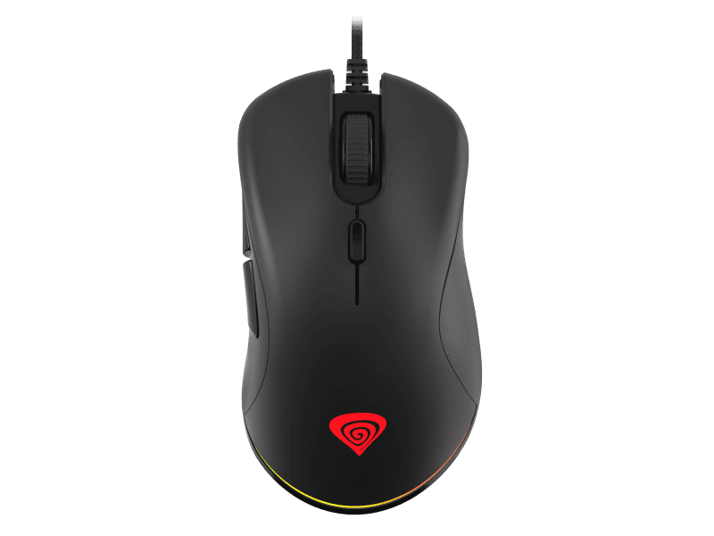 GENESIS Krypton 200. Form factor: Right-hand. Movement detection technology: Optical, Device interface: USB Type-A, Movement resolution: 6400 DPI, Frame rate: 6666 fps, Buttons type: Pressed buttons, Buttons quantity: 6, Scroll type: Wheel, Acceleration (max): 22 G. Illumination colour: Multi. Power