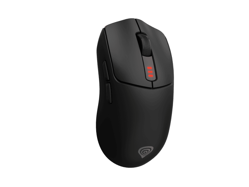 Mouse gaming wireless Gensesis Zircon 500 G2, senzor optic, interfata USB, rezolutie maxima 10000 DPI, numar butoane 6,switch mecanic Huano Purple 90M, maximum frame rate 4 600 FPS, negru