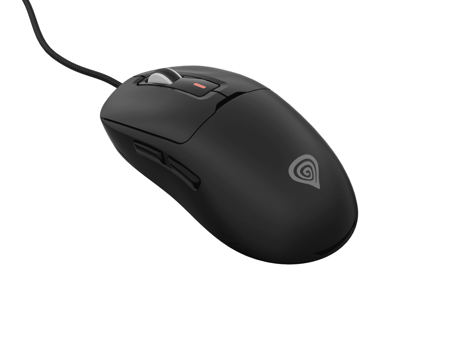 Mouse gaming cu fir Genesis Krypton 660, interfata USB, 12000 DPI, 6 butoane, iluminare RGB, negru
