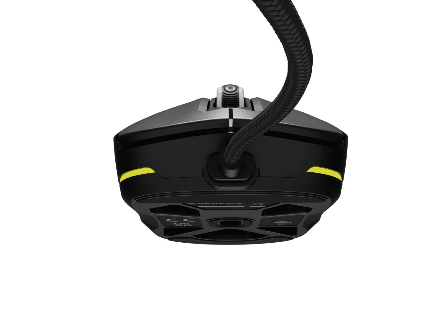 Mouse gaming cu fir Genesis Krypton 660, interfata USB, 12000 DPI, 6 butoane, iluminare RGB, negru