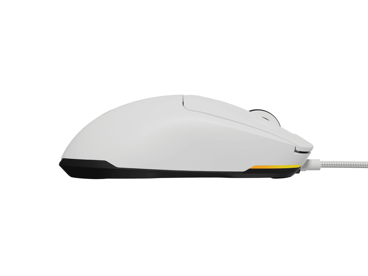 Mouse gaming cu fir Gensesis Krypton 660, interfata USB, 12000 DPI, 6 butoane, iluminare RGB, alb
