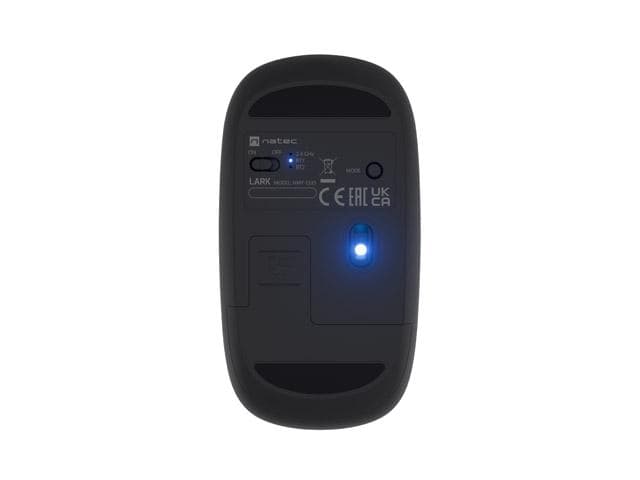 Mouse wireless Natec Lark, rezolutie 400DPI, 3 butoane, baterii 1x AA, negru