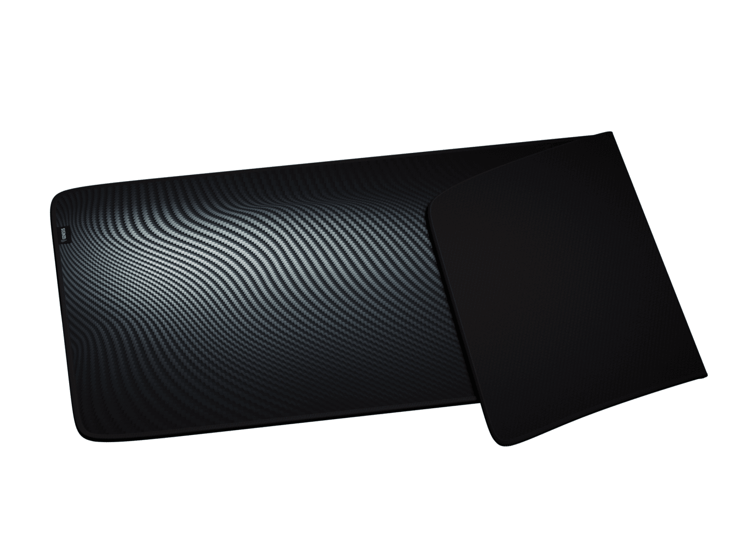 Mousepad Genesis Carbon 500 Maxi Ultra Wave, impermeabil, material cauciuc si textil, dimensiuni 1100x450x2.5 mm, negru/gri