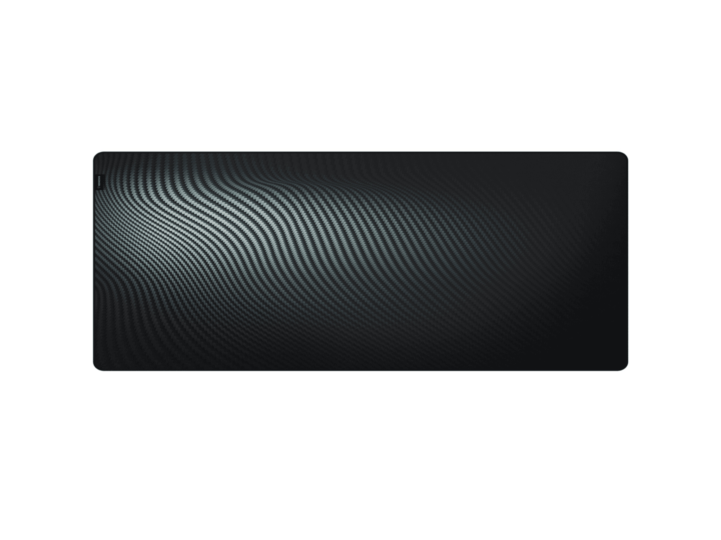 Mousepad Genesis Carbon 500 Maxi Ultra Wave, impermeabil, material cauciuc si textil, dimensiuni 1100x450x2.5 mm, negru/gri