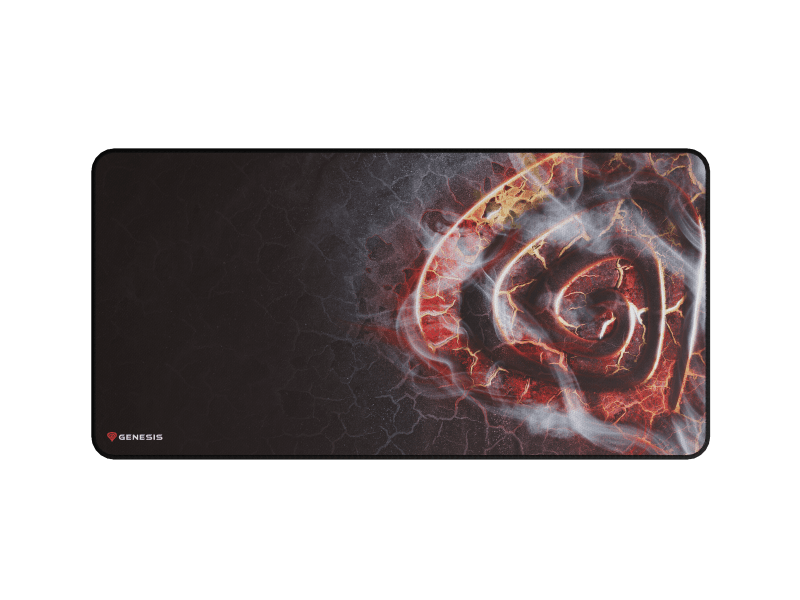 Mousepad Genesis Carbon 500 Maxi Lava G2, material cauciuc + material textil, dimensiuni 900 x 450 x 2.5 mm, multicolor