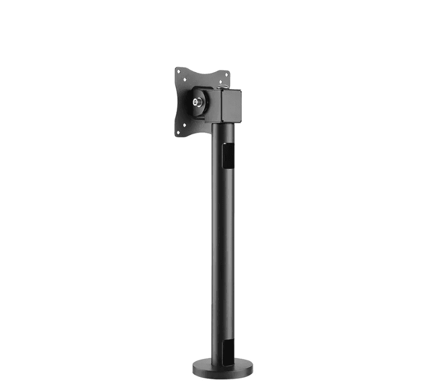 Suport monitor de birou Neomounts NS-DPOS100BLACK; pentru display-uri cu diagonale 10"-32", sistem de prindere VESA 75x75~100x100, greutate maxima suportata 15kg, tilt +45°, -15°, swivel +360°, rotate +360°; culoare negru. Garantie 5 ani
