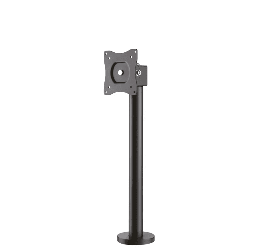 Suport monitor de birou Neomounts NS-DPOS100BLACK; pentru display-uri cu diagonale 10"-32", sistem de prindere VESA 75x75~100x100, greutate maxima suportata 15kg, tilt +45°, -15°, swivel +360°, rotate +360°; culoare negru. Garantie 5 ani