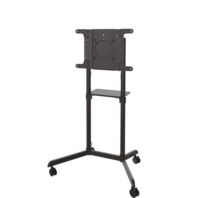 Stand mobil de podea, Neomounts by Newstar NS-M1250BLACK, 37"-70", VESA max. 600x400, suporta pana la 70kg, inclinatie 5°, rotatie 90°, negru