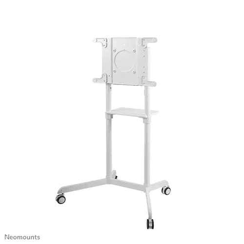 Stand mobil de podea, Neomounts by Newstar NS-M1250WHITE, 37"-70", VESA max. 600x400, suporta pana la 70kg, inclinatie 5°, rotatie 90°, alb