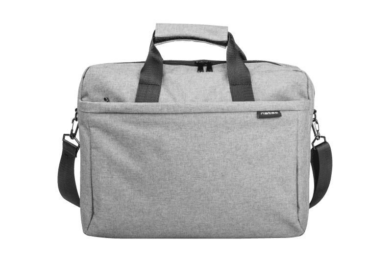 Geanta laptop Natec Mustela, compatibilitate dimensiune laptop 15.6", 3 compartimente, material Polyester 600D, gri