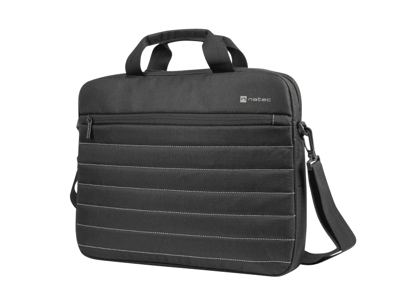Geanta laptop Natec Taruca, compatibilitate dimensiune laptop 15.6", 1 compartiment, material Polyester 600D, negru