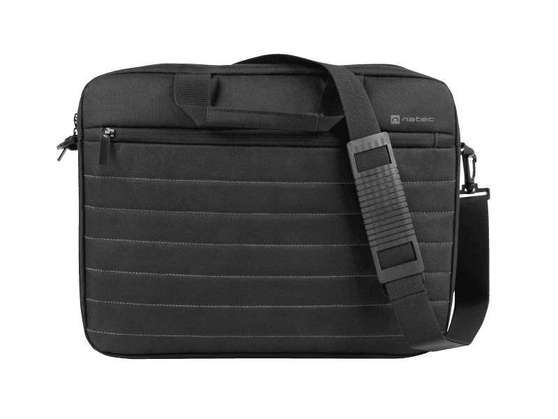 Geanta laptop Natec Taruca, compatibilitate dimensiune laptop 14.1", 1 compartiment, material Polyester 600D, negru