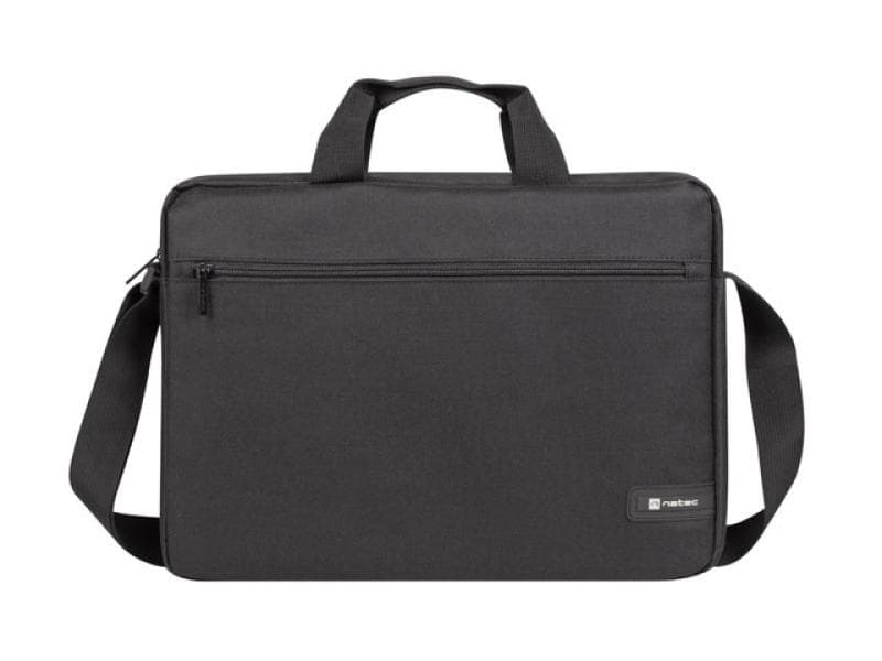 Geanta laptop Natec Wallaroo 2, compatibilitate dimensiune laptop 15.6", 1 compartiment, material Polyester 300D, negru