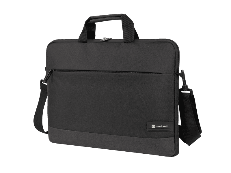 Geanta laptop Natec Goa, compatibilitate dimensiune laptop 15.6", 1 compartiment, material Polyester 300D, negru