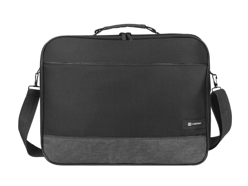 Geanta laptop Natec Impala 2, compatibilitate dimensiune laptop 14.1", 2 compartimente, material Polyester 600D, negru