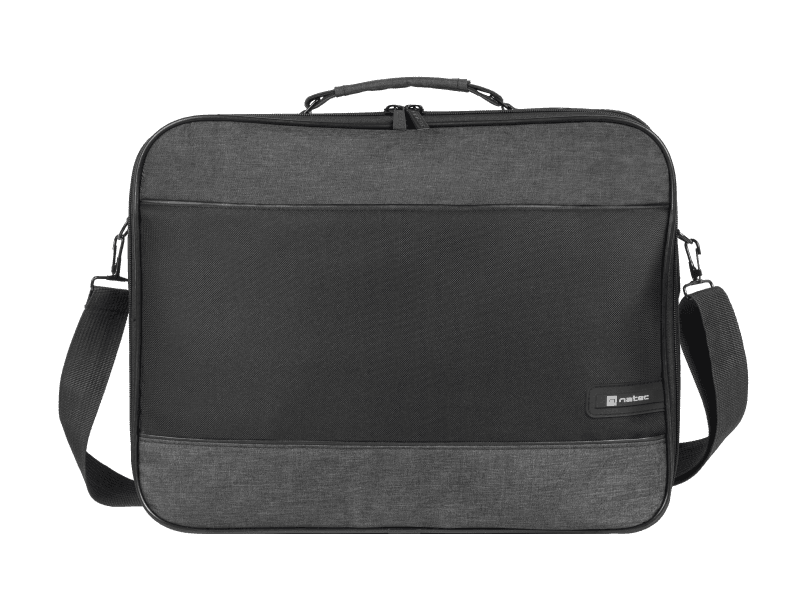 Geanta laptop Natec Impala 2, compatibilitate dimensiune laptop 15.6", 2 compartimente, material Polyester 600D, negru