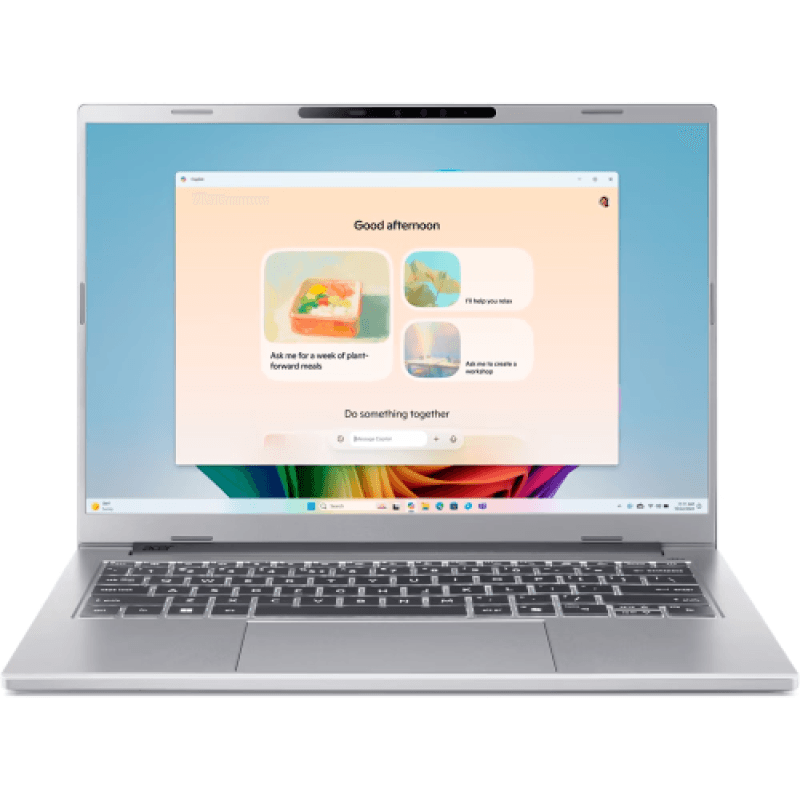Laptop Consumer Acer Aspire 14 AI OLED A14-53M-76N0, cu procesor Intel Core Ultra 7 256V, 14'' OLED, 16 GB LPDDR5X, 1 TB SSD, Intel Arc 140V, Fr OS