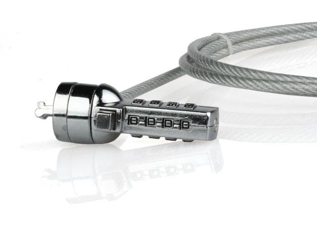 Cablu de securitate laptop Natec, lungime cablu 180 cm, material metal, gri