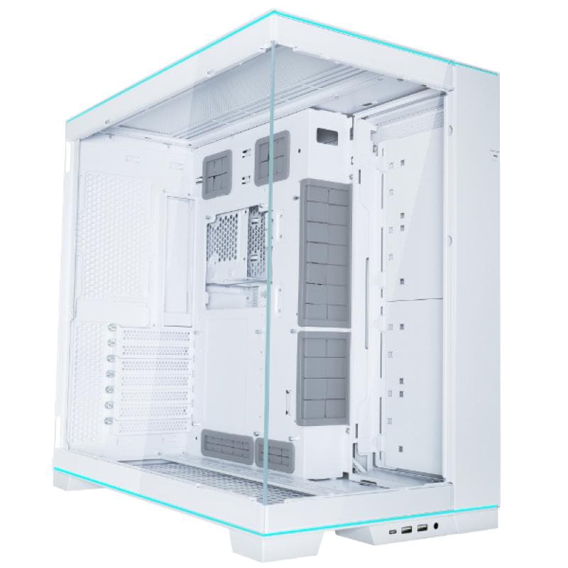 Carcasa LIAN LI O11 DYNAMIC EVO Mid Tower RGB ALB, Tempered Glass, Sloturi Expansiune 7, Drive Bays: 4x3.5" sau 2x2.5", Ventilatoare Suportate: 10 (spate: 1x120mm, sus: 3x120mm sau 3x140mm, lateral: 3x120mm sau 3x140mm, jos: 3x120mm sau 3x140mm), Format Placa De Baza Suportat: Mini-ITX, Micro-ATX