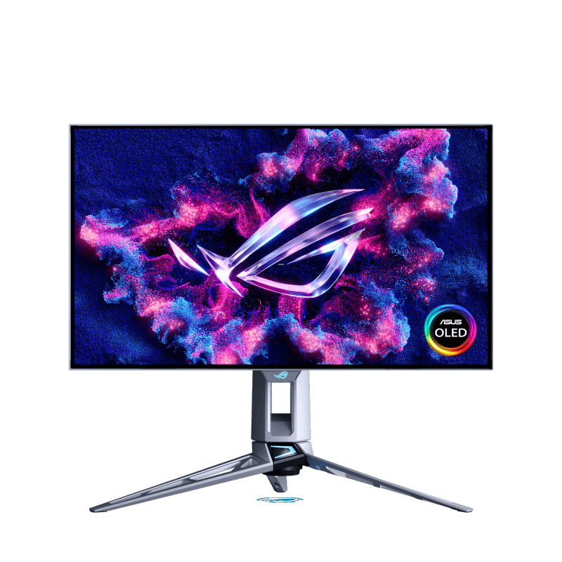 Monitor Asus 26.5" PG27AQWP-W, Diagonal (inch): 26.5, Diagonal (cm): 67, Aspect ratio: 16:9, Panel: WOLED, Resolution: 2560x1440, Refresh Rate: 540Hz, Response time GtG: 0.02ms, Brightness (max): 1500 cd/m², Contrast (static) : 1.5M:1, Viewing angle: 178/178, Color Gamut Type: DCI-P3, Color Gamut