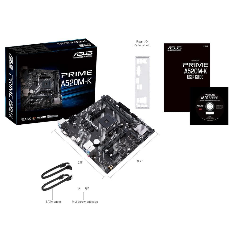 Placa de bază ASUS PRIME A520M-K AM4