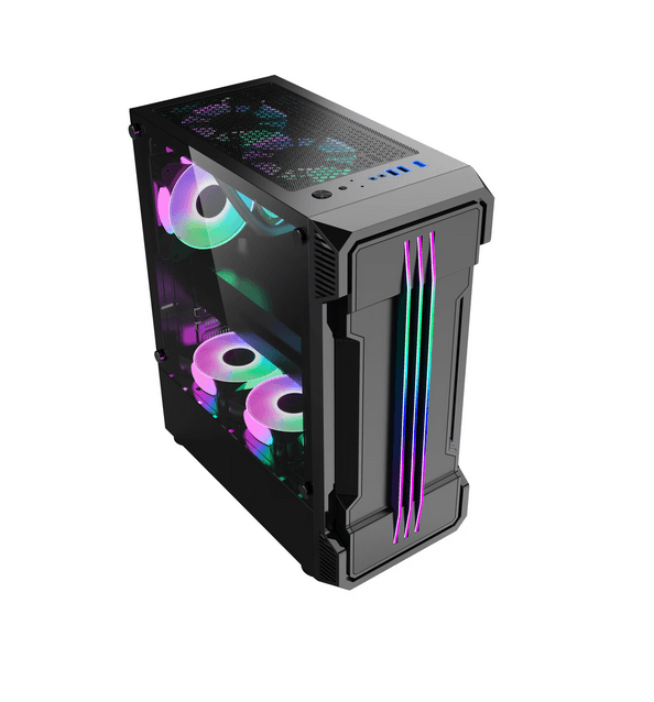 Carcasa PRO GAMING ZERG Mid Tower ARGB Negru