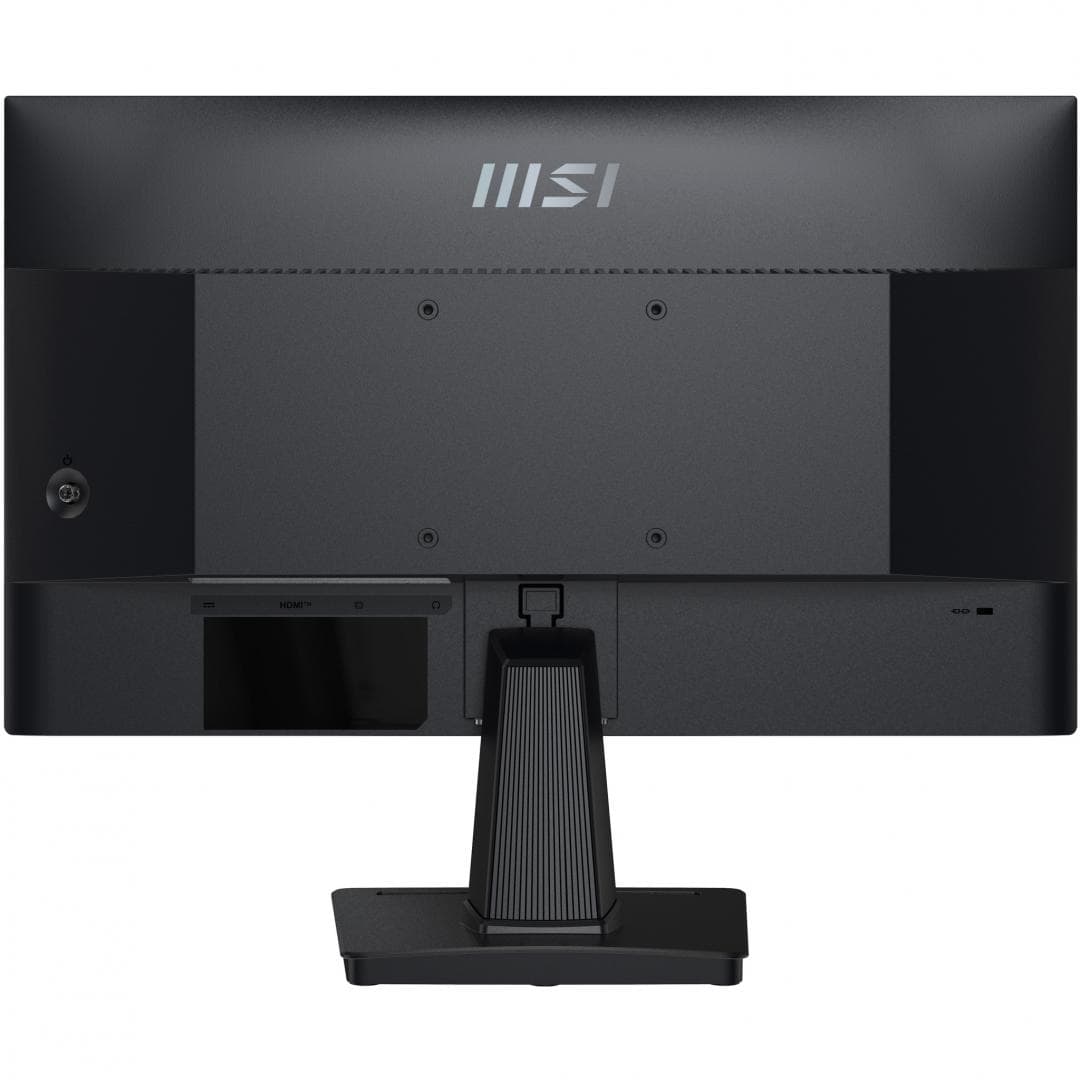 Monitor MSI 21.5" PRO MP225, Diagonal (inch): 21.5, Diagonal (cm): 54.5, Aspect ratio: 16:9, Panel: IPS, Resolution: 1920x1080, Refresh Rate: 100Hz, Response time GtG: 4ms, Response time MPRT: 1ms, Brightness (max): 250 cd/㎡, Contrast (static) : 1300:1, Viewing angle: 178°/178°