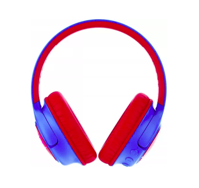 PowerLocus Casti pentru copii, Wireless, Bobo Kids Blue/Red