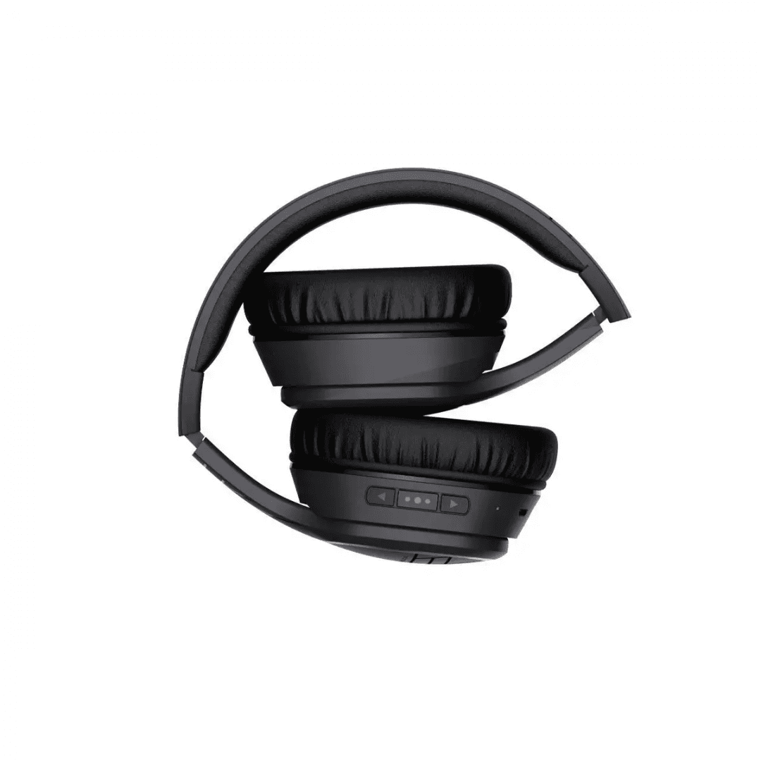 Casti Wireless PowerLocus P7, raspuns in frecventa 20 Hz, timp de lucru:50 de ore, timp de incarcare: 1.2 ore - 20.000 Hz, microfon incorporat, negru