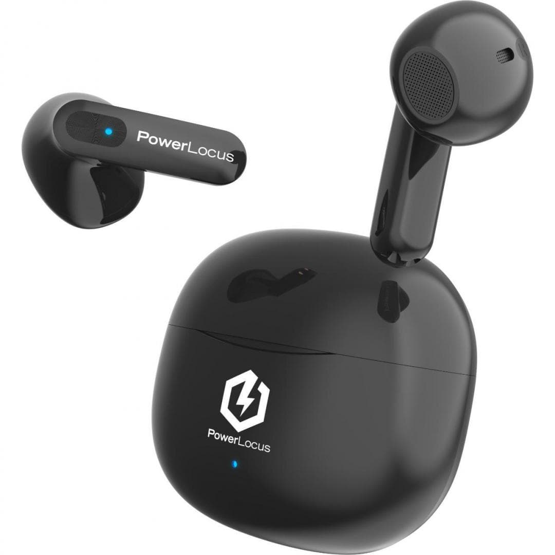 PowerLocus Casti True Wireless Bluetooth Vibe Black