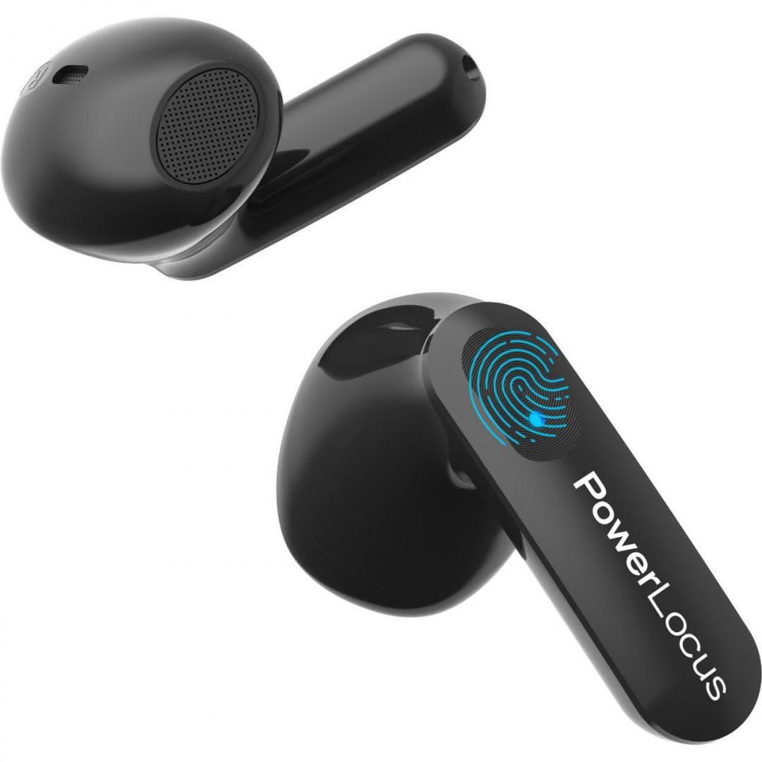 PowerLocus Casti True Wireless Bluetooth Vibe Black
