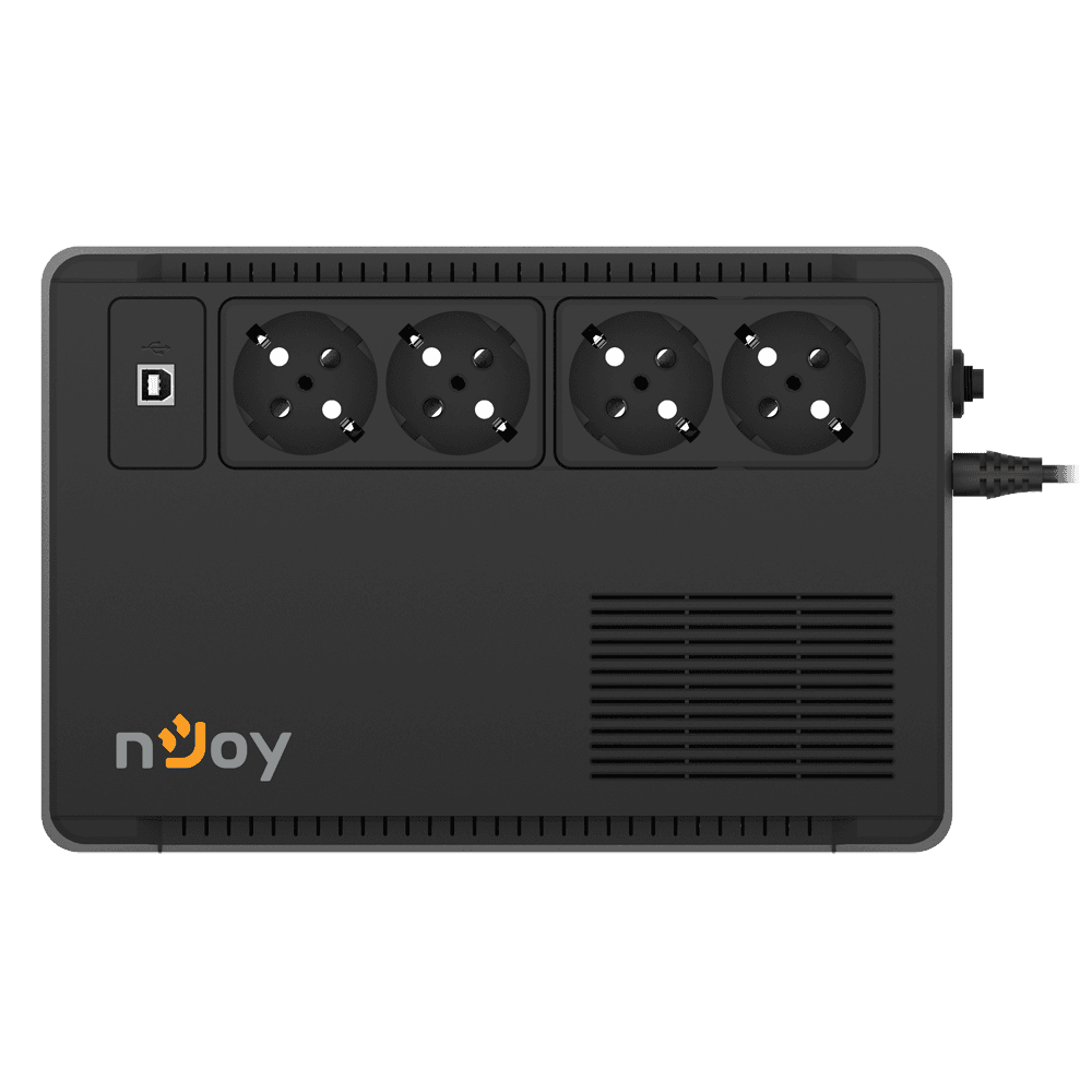 UPS nJoy Soter 600, 600VA/ 360W, 4 Prize Schuko cu protectie